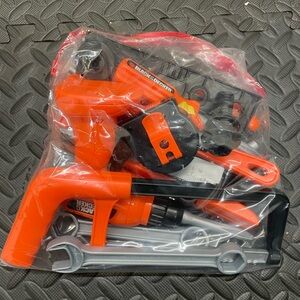 Black & Decker Orange and Black Kids Tool Set